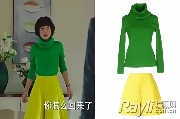 黄配绿衣服怎么搭_红配绿衣服(3)